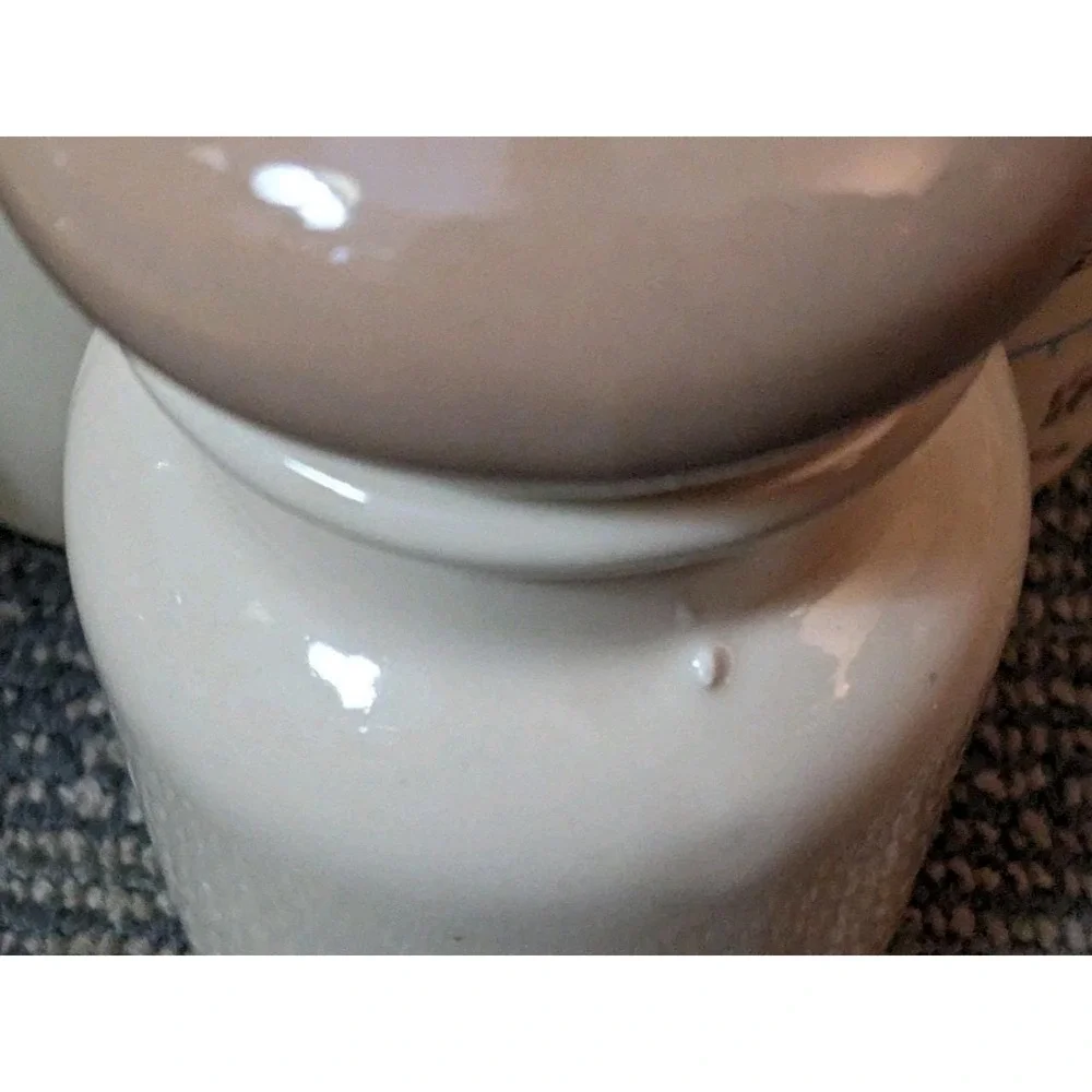 Vintage International Heartland Spice Jars Set 6 Ceramic Canisters Farmcore